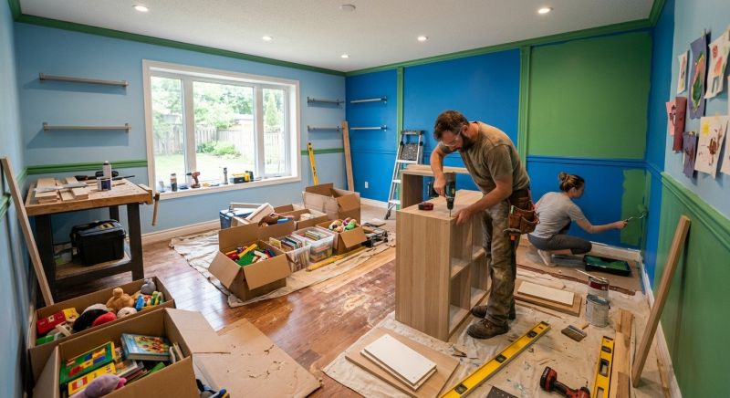 Rec Room Renovation in Denver, CO
