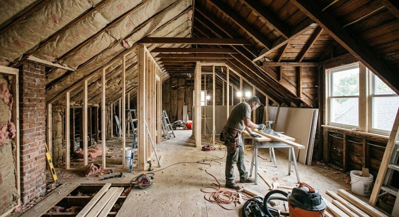 Attic Expansion in Conroe, TX