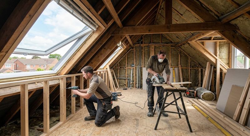 Garage Attic Remodeling in Alpharetta, GA