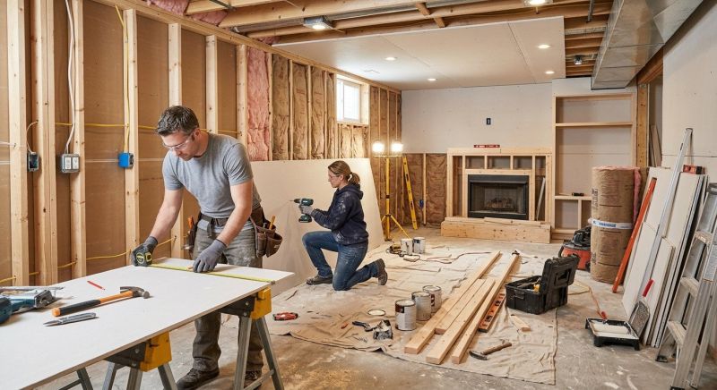 Living Room Renovation in Denver, CO