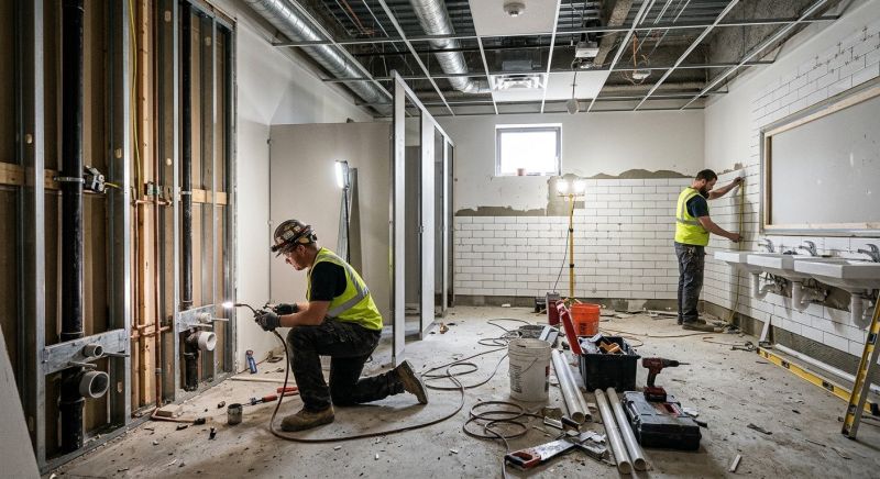 Office Bathroom Renovation in Longmont, CO
